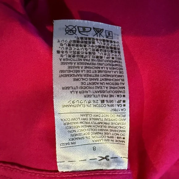 EUC Banana Republic Non-Iron Fitted Stretch Sateen Career Shirt - Women's 8 - Picture 5 of 5